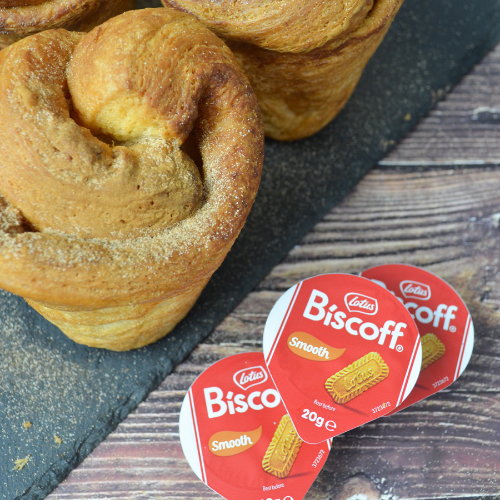 6 Biscoff Cornish Cruffins