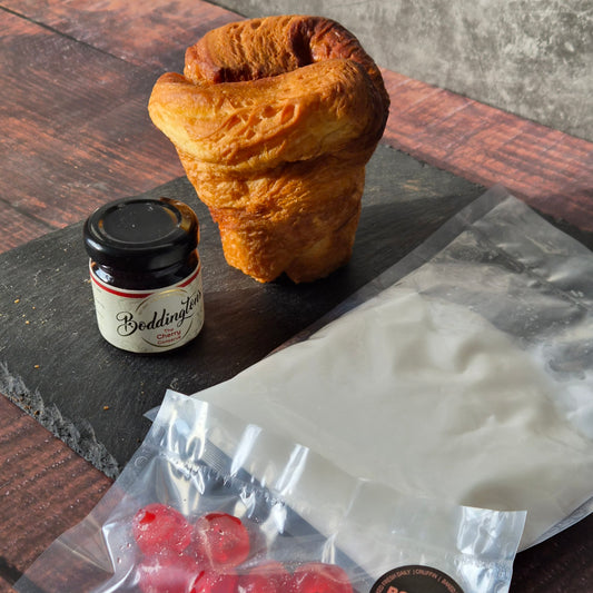 6 Cherry Bakewell Cornish Cruffins - Limited Edition