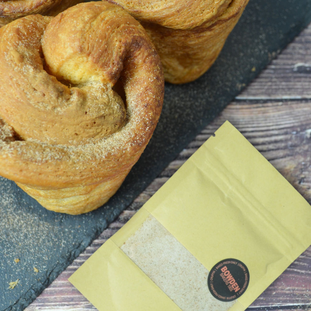 6 Cinnamon Cornish Cruffins