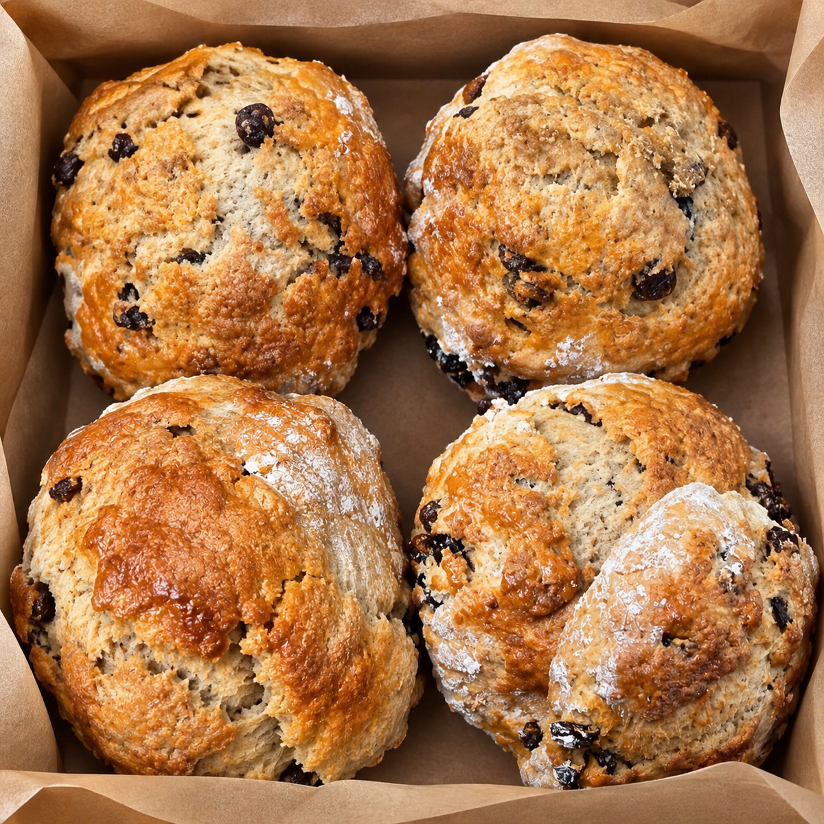 4 Fruit Scones - Cornish Cream Tea