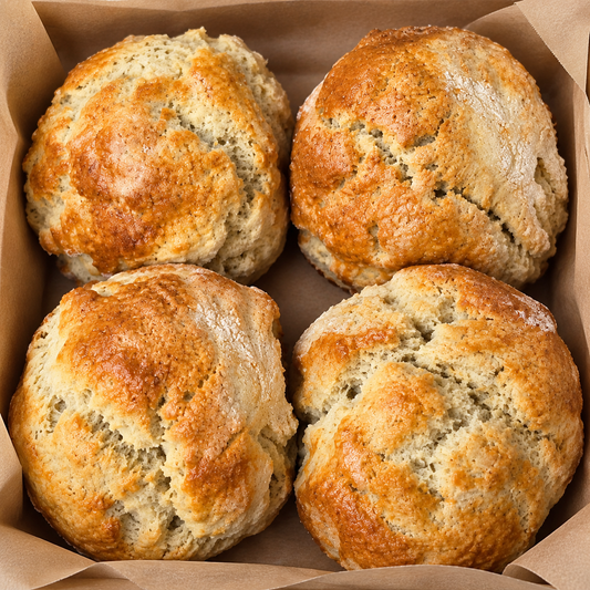 4 Plain Scones - Cornish Cream Tea