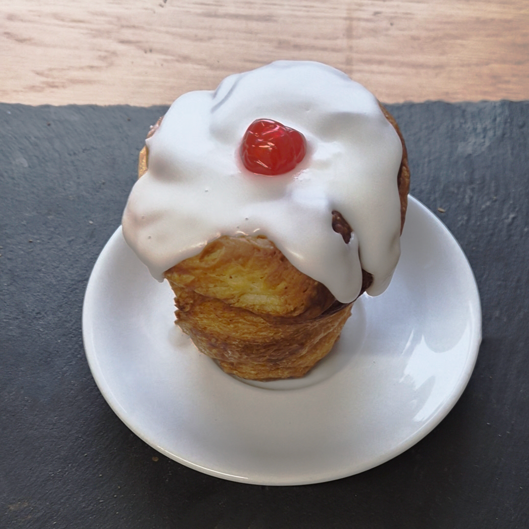 6 Cherry Bakewell Cornish Cruffins - Limited Edition