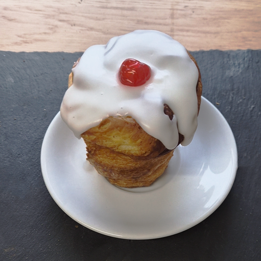 6 Cherry Bakewell Cornish Cruffins - Limited Edition